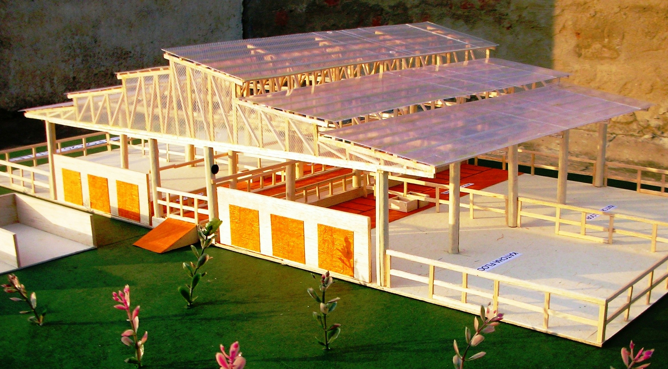 Model of pucca house for school project Model of pucca house for school project